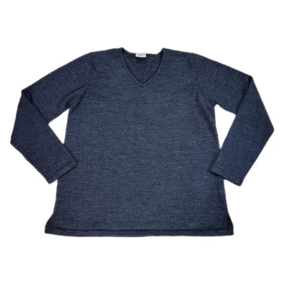 Motherhood Maternity vneck‎ grey long sleeve sweater size Small - Picture 1 of 7